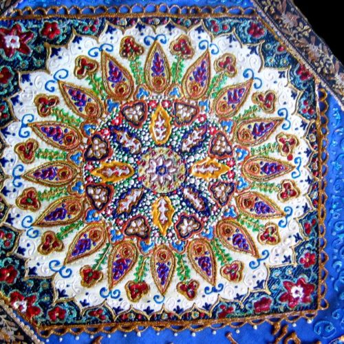 כיסוי עבודת יד לתיבת חזן