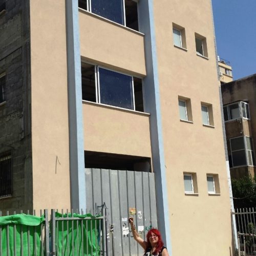 עיצוב חזית מבנה בית הכנסת מורשת אבות בנתניה