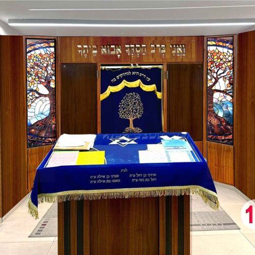 ציור חלונות בתי כנסת